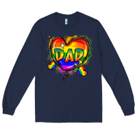 Navy Dad pride Long Sleeve Tee - FaDigitalArtStudio