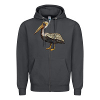 Smoke louisiana state bird pelican Zipper Hoodie - BarkalooDesign