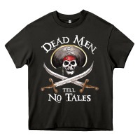 Asphalt Dead Men Tell No Tales Funny Gifts Boy Girl Heavy Core Tee - maiPhamDesign