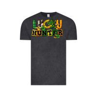 Vintage Black Lucky hunter St. Patrick's Day Vintage Tee - CowGirlArtShop