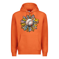 Carrot Baseball Sunflower Premium Hoodie - CowhideDigitalArt