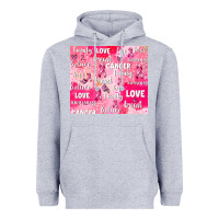 Heather Grey breast cancer awareness pink Heavyweight Hoodie - AdoDesignShop