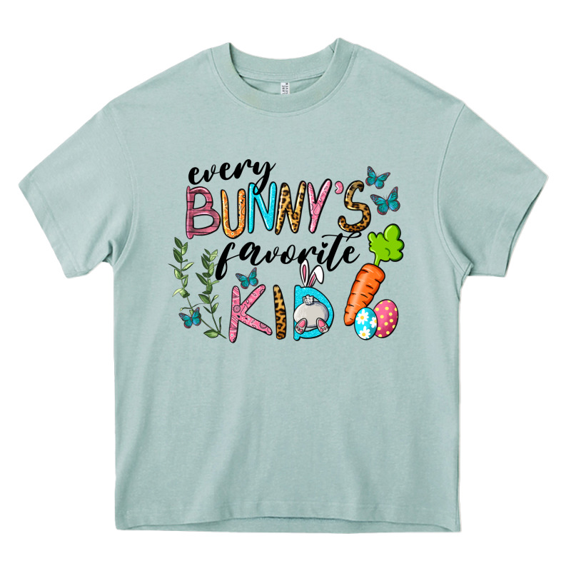 Every Bunnys Favorite Kid Heavy Core Tee by RanaPortraitStore | Teevron