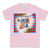 Bubblegum Pink American mama Classic Tee - TumblerDesignByShophia