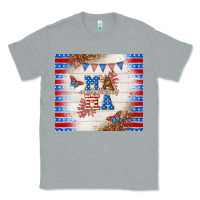Heather Grey American mama Classic Tee - TumblerDesignByShophia