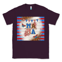 Plum American mama Classic Tee - TumblerDesignByShophia