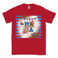 Red American mama Classic Tee - TumblerDesignByShophia