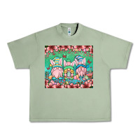 Oil Green Easter gnomes Urban Heavy Tee - OliviaCreatesArt
