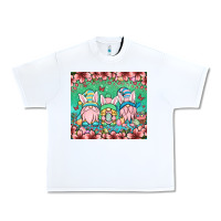 White Easter gnomes Urban Heavy Tee - OliviaCreatesArt