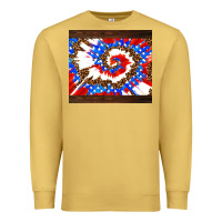 Antique Gold usa tie dye Premium Sweatshirt - AdoDesignShop