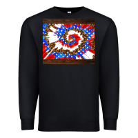 Black usa tie dye Premium Sweatshirt - AdoDesignShop
