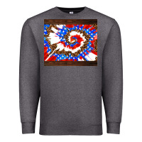 Charcoal Heather usa tie dye Premium Sweatshirt - AdoDesignShop