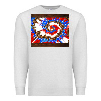 Oatmeal Heather usa tie dye Premium Sweatshirt - AdoDesignShop