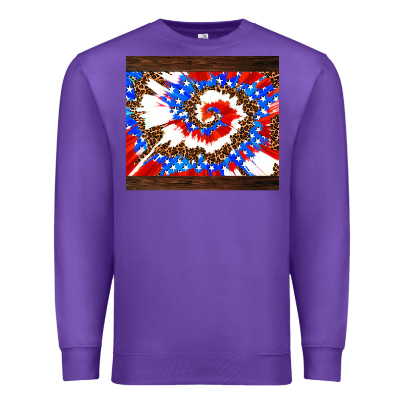 Usa Tie Dye Premium Sweatshirt by AdoDesignShop | Teevron
