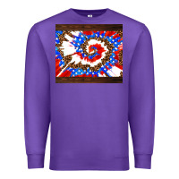 Purple usa tie dye Premium Sweatshirt - AdoDesignShop