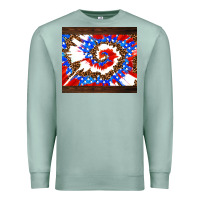 Seafoam usa tie dye Premium Sweatshirt - AdoDesignShop