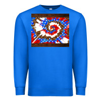 True Royal usa tie dye Premium Sweatshirt - AdoDesignShop