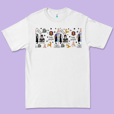 Gothic Girl And Colorful Girl Premium Tee Designed By Tumblerdesignbyshophia