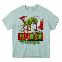 Arona grinch hand nurse manager Heavy Core Tee - NancyCooperArtShop