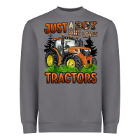 Storm just a boy who loves tractors Heavyweight Sweatshirt - BarkalooDesign
