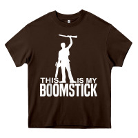 Chocolate Brown this is my boomstick shotgun chainsaw dead evil halloween tank top Heavy Core Tee - maiPhamDesign