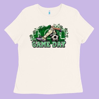 Game Day Soccer Ladies Tee Designed By Howdyjamesfarm