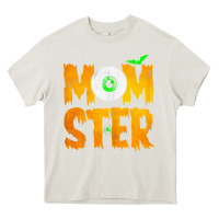 Cream womens momster tshirt halloween scary costume mom t shirt Heavy Core Tee - maiPhamDesign