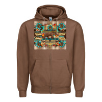 Chestnut bear native animal  pelt  tumbler Zipper Hoodie - BarkalooDesign