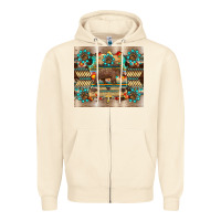 Sandshell bear native animal  pelt  tumbler Zipper Hoodie - BarkalooDesign