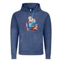 Vintage Denim Nurse frappe coffee Vintage Hoodie - FaDigitalArtStudio