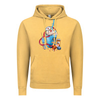 Vintage Mustard Nurse frappe coffee Vintage Hoodie - FaDigitalArtStudio