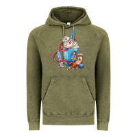 Vintage Olive Nurse frappe coffee Vintage Hoodie - FaDigitalArtStudio