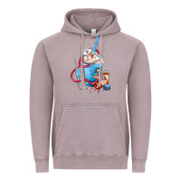 Vintage Zinc Nurse frappe coffee Vintage Hoodie - FaDigitalArtStudio