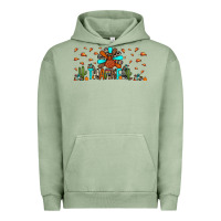 Pigment Oil Green thankful turkey Urban Hoodie - JahusDesignShop