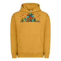 Pigment Peanut Butter thankful turkey Urban Hoodie - JahusDesignShop