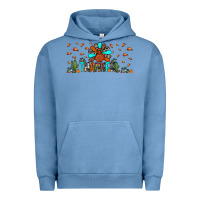 Pigment Pebble Blue thankful turkey Urban Hoodie - JahusDesignShop
