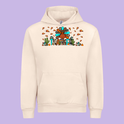 Thankful Turkey Urban Hoodie Designed By Jahusdesignshop