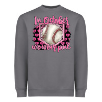 Storm in october we wear pink baseball Heavyweight Sweatshirt - BarkalooDesign