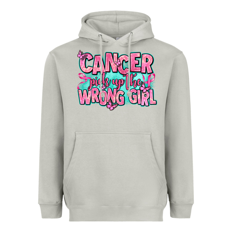 Cancer Pick Up The Wrong Girl Heavyweight Hoodie by AdoDesignShop | Teevron