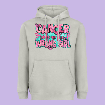 Cancer Pick Up The Wrong Girl Heavyweight Hoodie Designed By Adodesignshop