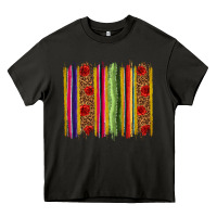 Asphalt Mexico Serape Brushstroke Heavy Core Tee - texasbilliewilder