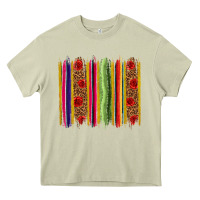Mossy Mexico Serape Brushstroke Heavy Core Tee - texasbilliewilder