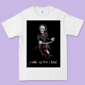 Saw I Want To Play A Game Picture Premium Tee Designed By Maiphamdesign