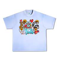 Grape Ice ekg tech Urban Heavy Tee - OliviaCreatesArt