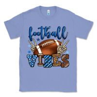 Colony Blue Football vibes blue and grey team color Classic Tee - HowdyJamesFarm
