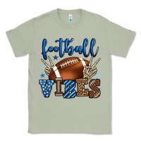 Matcha Football vibes blue and grey team color Classic Tee - HowdyJamesFarm