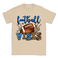 Mushroom Football vibes blue and grey team color Classic Tee - HowdyJamesFarm