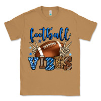 Football Vibes Blue And Grey Team Color Classic Tee | Teevron