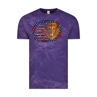 Cloud Purple dad the man american flag Vintage Tee - Jasminsmagicworld