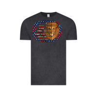 Vintage Black dad the man american flag Vintage Tee - Jasminsmagicworld